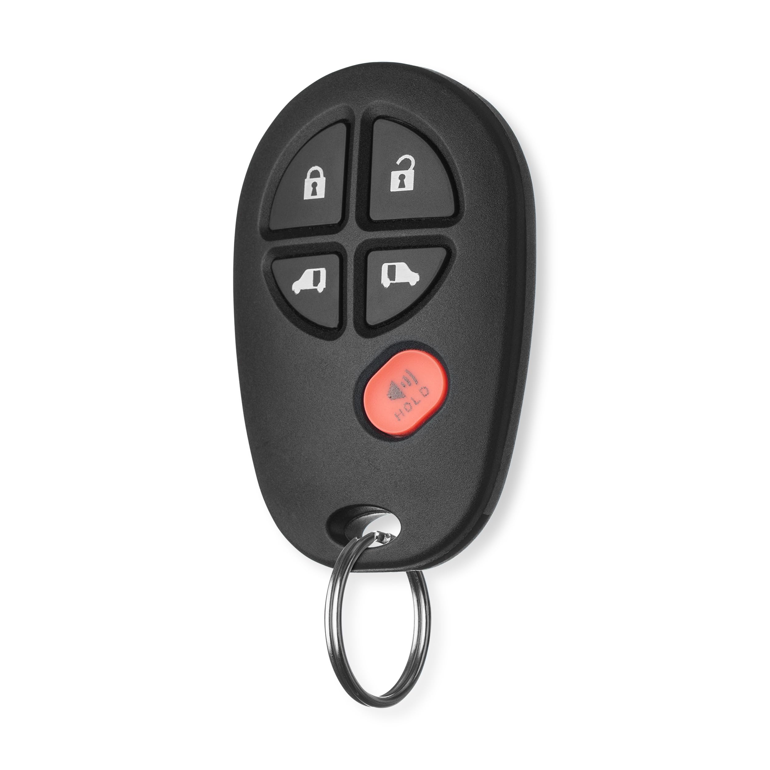 FOBTEK Key Fob Keyless Entry Remote for 2004-2020 Toyota Sienna Replacement for GQ43VT20T, 89742-AE031 (5-Button)